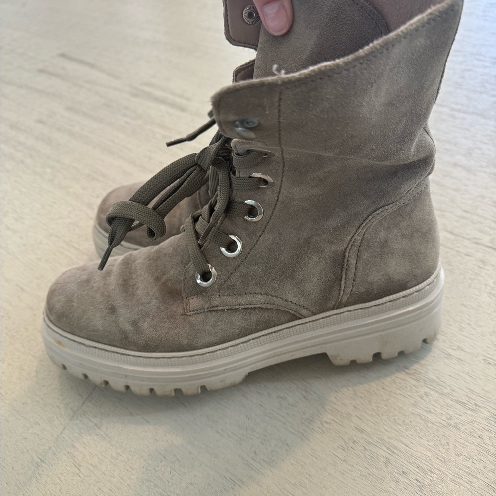 Gabor Portugal Taupe Workboots - Picture 4 of 5